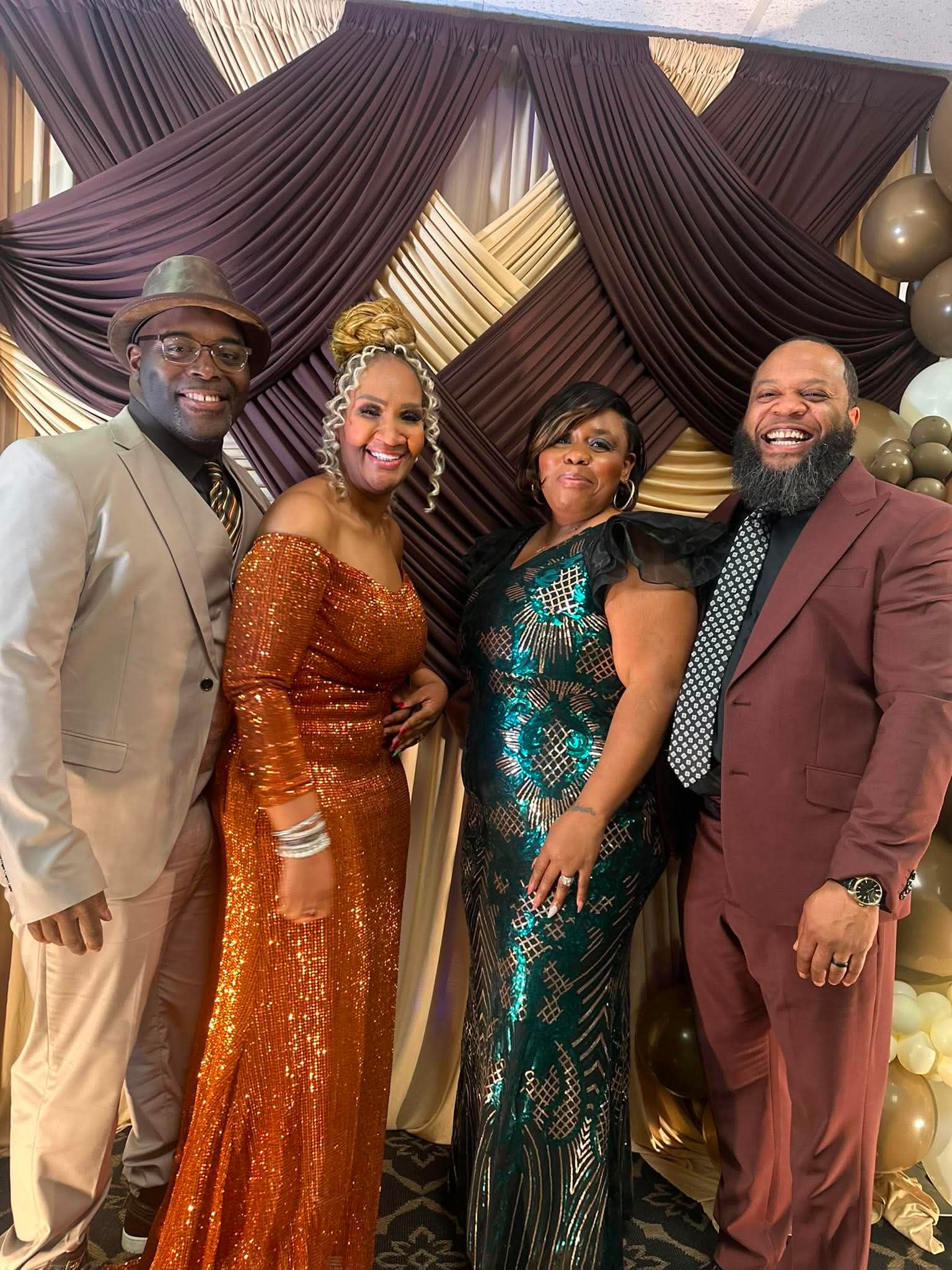 Couples celebrating at United and Unshaken