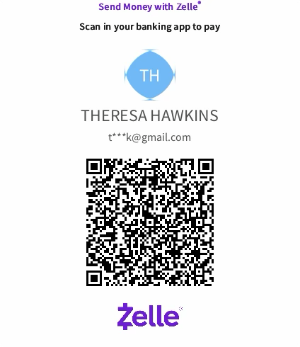Zelle QR code for Apostle Theresa Hawkins
